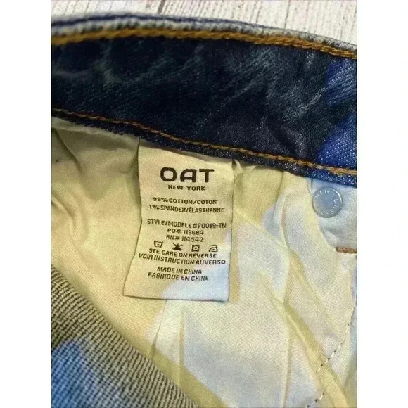 OAT New York/Black Orchid Women's Jeans BUNDLE 25 Distressed Raw Hem Stylish NEW - Picture 7 of 14